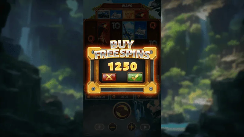 Mega Rampage - buying the bonus game