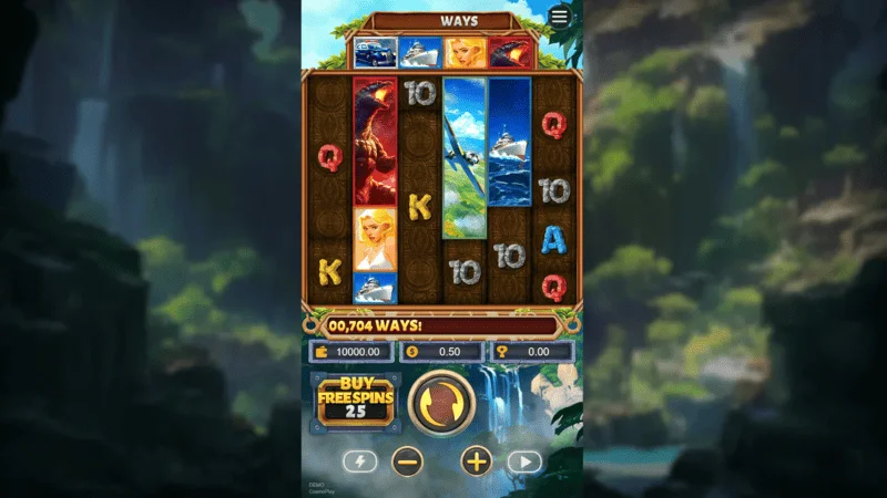 Mega Rampage - the 6 by 7 playing field